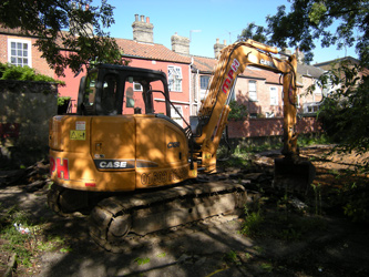 Grapes Hill Community Garden - The tarmac is removed