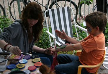 Evening in the garden