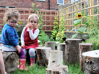 Evening in the garden