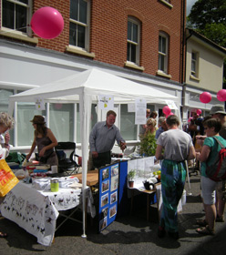St. Benedict's Street Fair stall