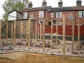 Grapes Hill Community Garden - Pergola has been extended