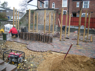 Grapes Hill Community Garden - Work resumes