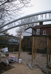 Grapes Hill Community Garden - Deep beds being built