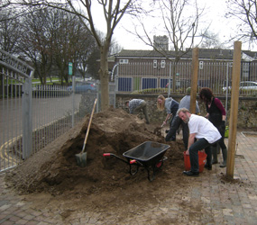 Moving soil