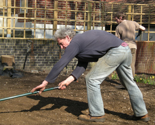 Preparing the ground