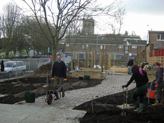 Moving soil